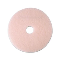 Ultra High-speed Eraser Floor Burnishing Pad 3600, 24" Diameter, Pink, 5-carton