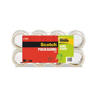 Sure Start Packaging Tape, 3" Core, 1.88" X 54.6 Yds, Clear, 8-pack