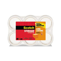 Storage Tape, 3" Core, 1.88" X 54.6 Yds, Clear, 6-pack