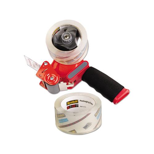 Packaging Tape Dispenser With Two Rolls Of Tape, 1.88" X 54.6yds
