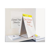 Self-stick Tabletop Easel Pad With Dry Erase Surface, 20 X 23, White, 20 Sheets