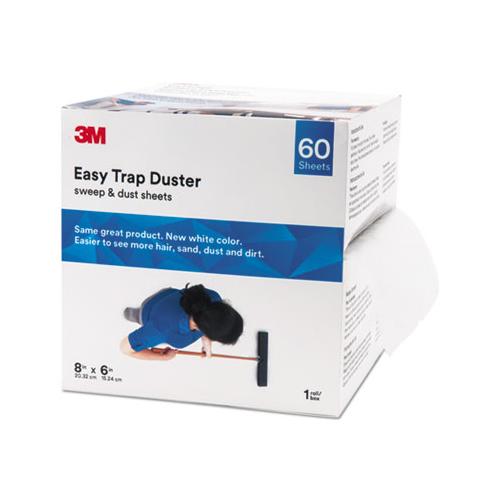 Easy Trap Duster, 8" X 30 Ft, White, 1 60 Sheet Roll-box