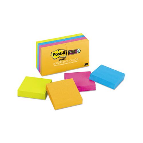 Pads In Rio De Janeiro Colors, 2 X 2, 90-sheet Pads, 8-pack