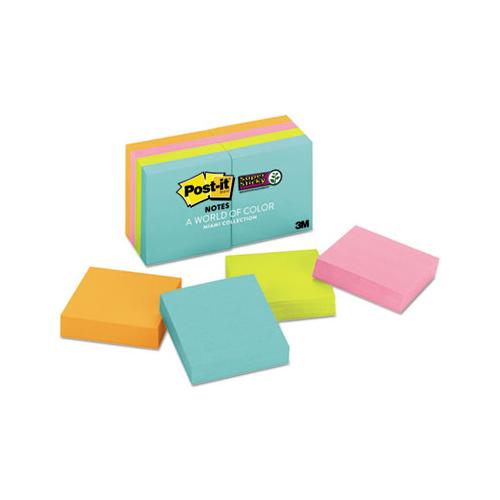 Pads In Miami Colors, 2 X 2, 90-pad, 8 Pads-pack