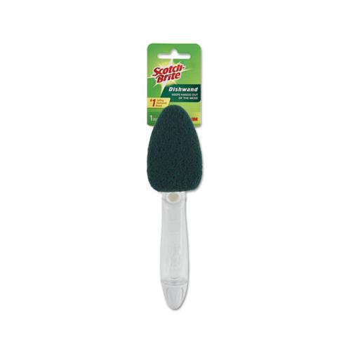Heavy-duty Soap-dispensing Dishwand, 2 1-2" X 9 1-2", Yellow-green