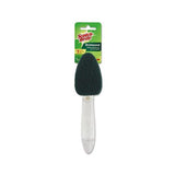 Heavy-duty Soap-dispensing Dishwand, 2 1-2" X 9 1-2", Yellow-green, 4-carton