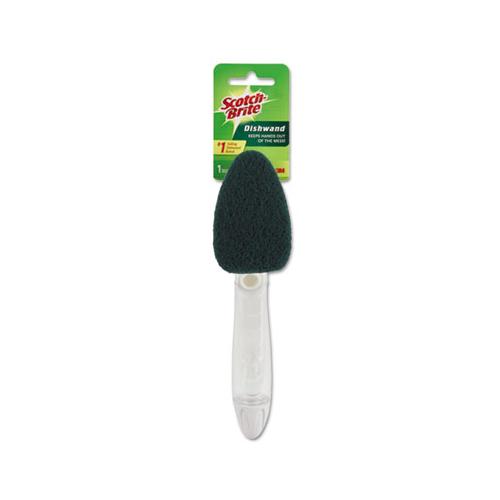 Heavy-duty Soap-dispensing Dishwand, 2 1-2" X 9 1-2", Yellow-green, 4-carton
