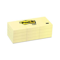 Original Pads In Canary Yellow, 1 3-8 X 1 7-, 100-sheet, 12-pack