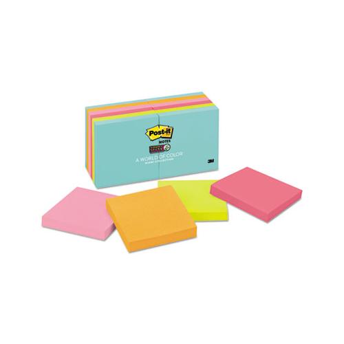 Pads In Miami Colors, 3 X 3, 90-pad, 12 Pads-pack