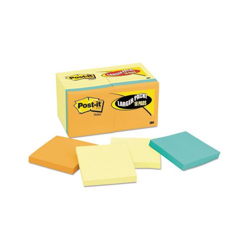 Original Pads Value Pack, 3 X 3, Canary Yellow-cape Town, 100-sheet, 18 Pads