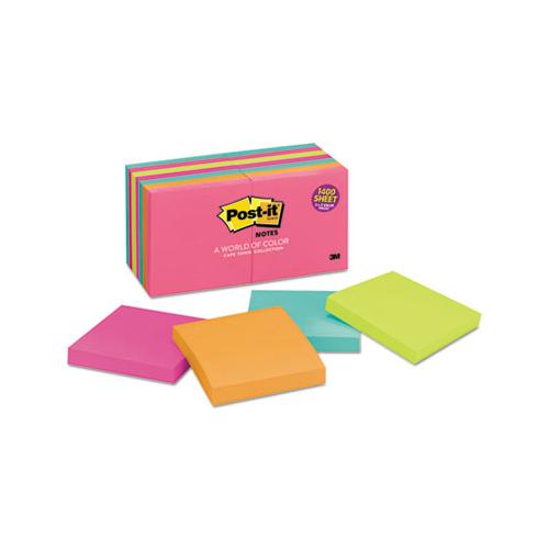 Original Pads In Cape Town Colors, 3 X 3, 100-sheet, 14-pack