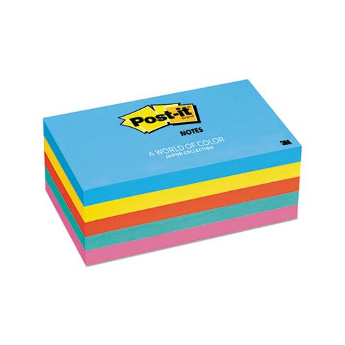 Original Pads In Jaipur Colors, 3 X 5, 100-sheet, 5-pack