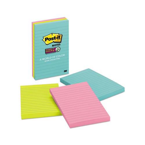 Pads In Miami Colors, 4 X 6, 90-pad, 3 Pads-pack