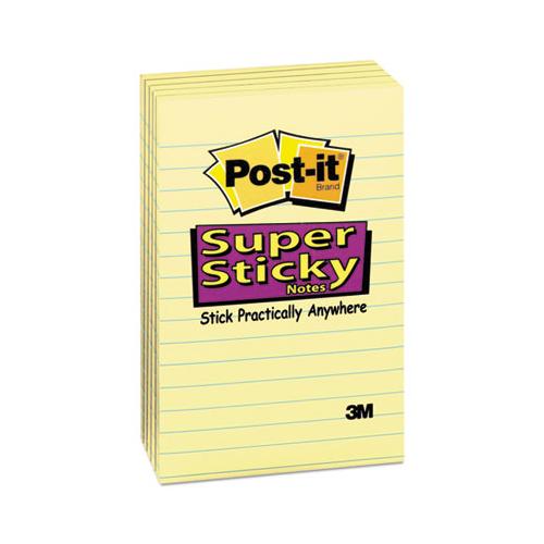 Canary Yellow Note Pads, Lined, 4 X 6, 90-sheet, 5-pack