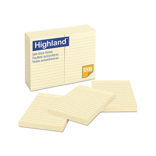 Self-stick Notes, 4 X 6, Yellow, 100-sheet