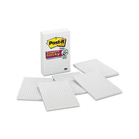 Grid Notes, 4 X 6, White, 50-sheet, 6-pack