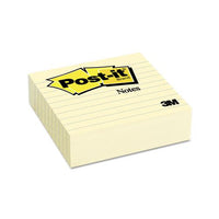 Original Lined Notes, 4 X 4, Canary Yellow, 300-sheet