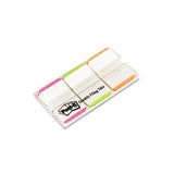 1" Tabs, 1-5-cut Tabs, Lined, Assorted Brights, 1" Wide, 66-pack