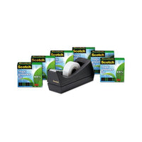 Magic Greener Tape With C38 Dispenser, 1" Core, 0.75" X 75 Ft, Clear, 6-pack