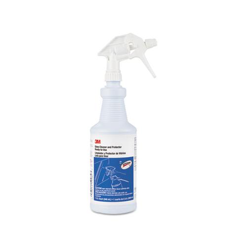Ready-to-use Glass Cleaner With Scotchgard, Apple, 32 Oz Spray Bottle, 12-ctn