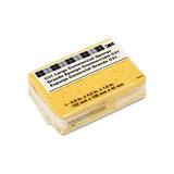 Commercial Cellulose Sponge, Yellow, 4 1-4 X 6