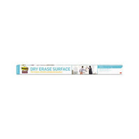 Dry Erase Surface With Adhesive Backing, 48" X 36", White