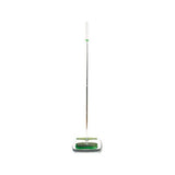 Quick Floor Sweeper, Rubber Bristles, 42" Aluminum Handle, White