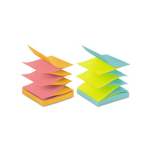 Original Pop-up Refill, Alternating Cape Town Colors, 3 X 3, 100-sheet, 12-pack