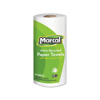 100% Recycled Roll Towels, 2-ply, 9 X 11, 60 Sheets, 15 Rolls-carton