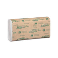 100% Recycled Folded Paper Towels, 12 7-8x10 1-8,c-fold, White,150-pk, 16 Pk-ct