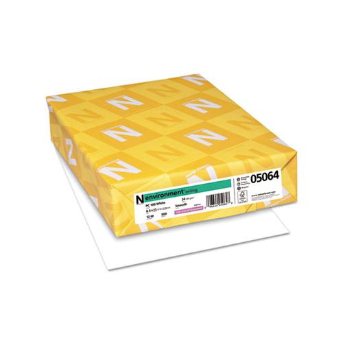 Environment Stationery Paper, 95 Bright, 24 Lb, 8.5 X 11, White, 500-ream