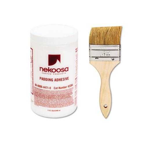Fan-out Padding Adhesive, 32 Oz, Dries Clear