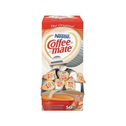 Liquid Coffee Creamer, Original, 0.38 Oz Mini Cups, 50-box