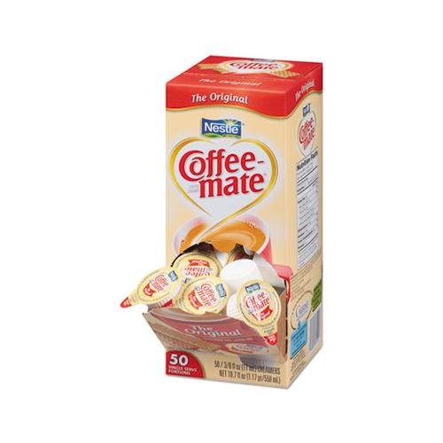 Liquid Coffee Creamer, Original, 0.38 Oz Mini Cups, 50-box, 4 Boxes-carton, 200 Total-carton