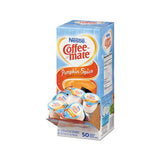 Liquid Coffee Creamer, Pumpkin Spice, 0.38 Oz Mini Cups, 50-box