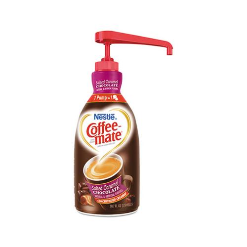 Liquid Creamer Pump Bottle, Salted Caramel Chocolate, 1.5 Liter