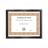 Ez Mount Document Frame, Plastic Face, 8.5 X 11, Black