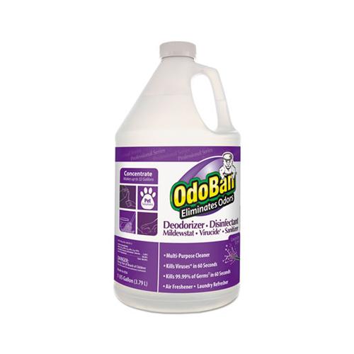 Concentrate Odor Eliminator And Disinfectant, Lavender Scent, 1 Gal Bottle, 4-carton