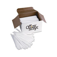 Plastic Stir Sticks, 5", Plastic, White, 1000-box