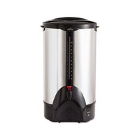 100-cup Percolating Urn, Stainless Steel