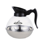 Unbreakable Regular Coffee Decanter, 12-cup, Stainless Steel-polycarbonate
