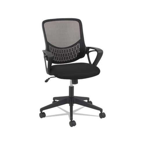 Modern Mesh Task Chair, Supports Up To 250 Lbs., Black Seat-black Back, Black Base