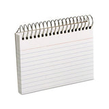 Spiral Index Cards, 3 X 5, 50 Cards, White