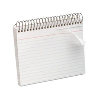 Spiral Index Cards, 4 X 6, 50 Cards, White