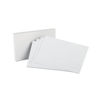 Unruled Index Cards, 5 X 8, White, 100-pack