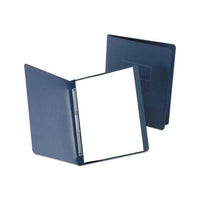 Paper Report Cover, Large 2 Prong Fastener, Letter, 3" Capacity, Black, 25-box