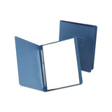 Paper Report Cover, Large 2 Prong Fastener, Letter, 3" Capacity, Dk Blue, 25-box