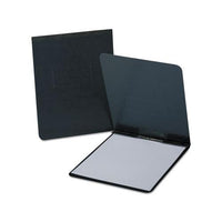 Pressguard Coated Report Cover, Prong Clip, Letter, 2" Capacity, Black