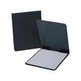 Pressguard Coated Report Cover, Prong Clip, Letter, 2" Capacity, Black