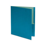Earthwise By Oxford 100% Recycled Paper Twin-pocket Portfolio, Blue